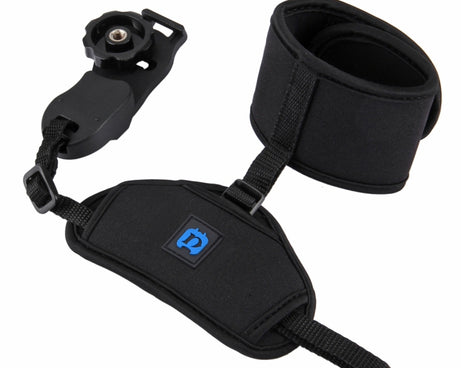PULUZ Soft Neoprene Hand Grip Wrist Strap with 1/4 inch Screw Plastic Plate for SLR / DSLR Cameras