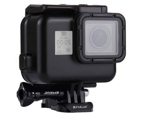 PULUZ 60m Waterproof Housing Protective Case for GoPro HERO(2018) / HERO7 Black /6 /5, with Buckle Basic Mount & Screw, No Need to Remove Lens, 2 in 1 for HERO5, 2 in 1 for HERO5 (AE)