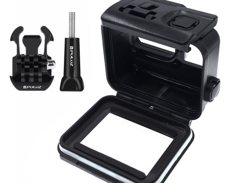 PULUZ 60m Waterproof Housing Protective Case for GoPro HERO(2018) / HERO7 Black /6 /5, with Buckle Basic Mount & Screw, No Need to Remove Lens, 2 in 1 for HERO5, 2 in 1 for HERO5 (AE)