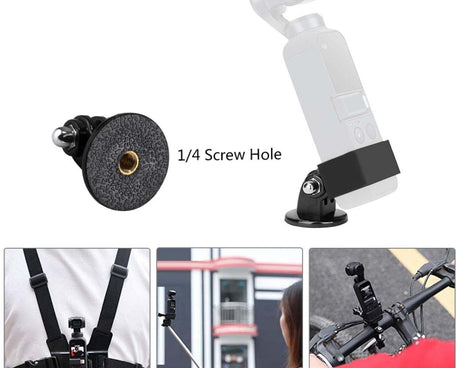 PULUZ Expansion Bracket Frame with Adapter & Screw for DJI OSMO Pocket / Pocket 2