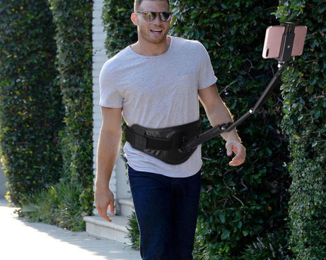 PULUZ Waist Belt Mount Strap for GoPro, Insta360, DJI and Other Action Cameras