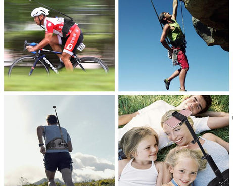 PULUZ Waist Belt Mount Strap for GoPro, Insta360, DJI and Other Action Cameras