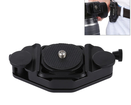 PULUZ Capture Camera Clip CNC Aluminum Alloy Quick Release Clip with Plate