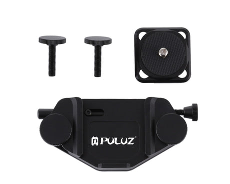 PULUZ Capture Camera Clip CNC Aluminum Alloy Quick Release Clip with Plate