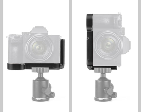 PULUZ 1/4 inch Vertical Shoot Quick Release L Plate Bracket Base Holder for Sony A7R / A7 / A7S