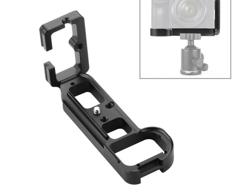 PULUZ 1/4 inch Vertical Shoot Quick Release L Plate Bracket Base Holder for Sony A7R / A7 / A7S, For Sony A7R (Black), For Sony A7R (Red)