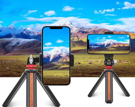 PULUZ Mini 180 Degree Swing Tripod Ball Head Cold Shoe Mount Adapter, Mini 180 Degree Ball Head(Red), Mini 180 Degree Ball Head(Silver)