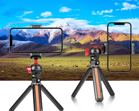PULUZ 360 Degree Panoramic Metal Tripod Ball Head Adapter, 360 Panorama (Red)