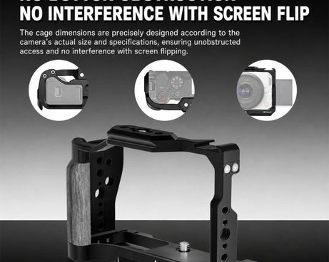For Canon EOS R50 V PULUZ Live Streaming Camera Cage Expansion Mount Frame, For Canon EOS R50 V