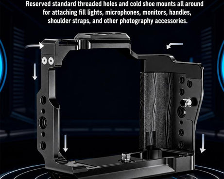 For Canon EOS R50 V PULUZ Live Streaming Camera Cage Expansion Mount Frame, For Canon EOS R50 V