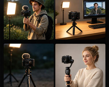 For Canon EOS R50 V PULUZ Live Streaming Camera Cage Expansion Mount Frame, For Canon EOS R50 V