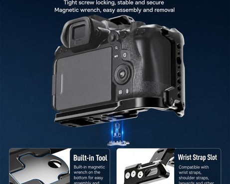 For Canon EOS R6 III PULUZ Live Streaming Camera Cage Expansion Mount Frame, For Canon EOS R6 III