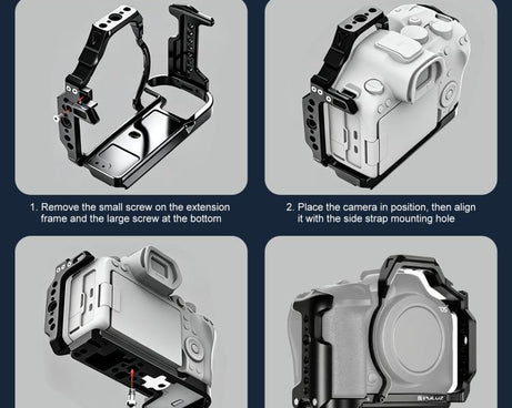 For Canon EOS R6 III PULUZ Live Streaming Camera Cage Expansion Mount Frame, For Canon EOS R6 III