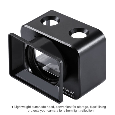 PULUZ for Sony RX0 Aluminum Alloy Protective Cage + 37mm UV Filter Lens + Lens Sunshade with Screws and Screwdrivers, Cage Black, Cage Gold, Cage Blue, Cage Red, Cage Silver, Cage Black(US)