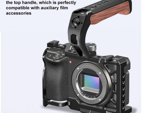 For Sony A6500 / A6400 / A6300 / A6000 PULUZ Metal Camera Cage Expansion Mount Stabilizer Rig, For Sony A6500 / A6400 / A6300 / A6000