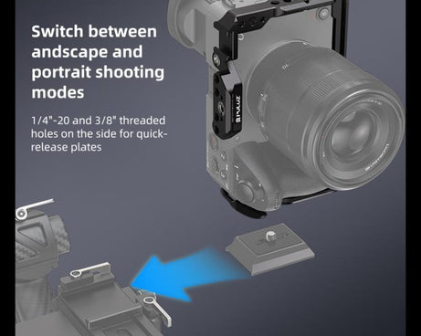 For Sony Sony Cinema Line FX2 / ILME-FX2B PULUZ Metal Camera Cage Stabilizer Rig, For Sony Cinema Line FX2 Cage