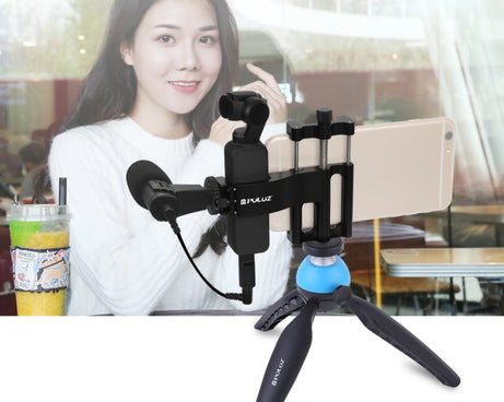 PULUZ Multifunction Aluminum Alloy Smartphone Fixing Clamp Expansion Holder Mount Bracket for DJI OSMO Pocket / Pocket 2