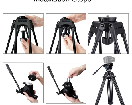 PULUZ 75mm Half Ball Flat to Bowl Adapter for Fluid Head Tripod DSLR Rig Camera, Metal Material, Bowl Adapter