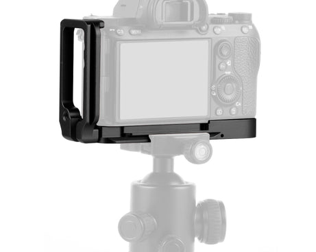 PULUZ 1/4 inch Vertical Shoot Quick Release L Plate Bracket Base Holder for Sony A9 (ILCE-9) / A7 III/ A7R III