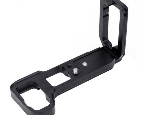 PULUZ 1/4 inch Vertical Shoot Quick Release L Plate Bracket Base Holder for Sony A9 (ILCE-9) / A7 III/ A7R III