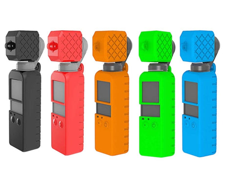 PULUZ  2 in 1 Diamond Texture Silicone Cover Case Set for DJI OSMO Pocket