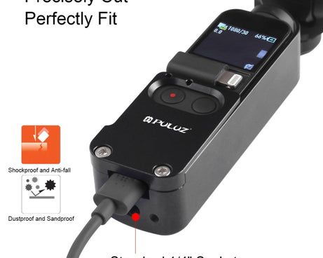 PULUZ Housing Shell CNC Aluminum Alloy Protective Cover for DJI OSMO Pocket