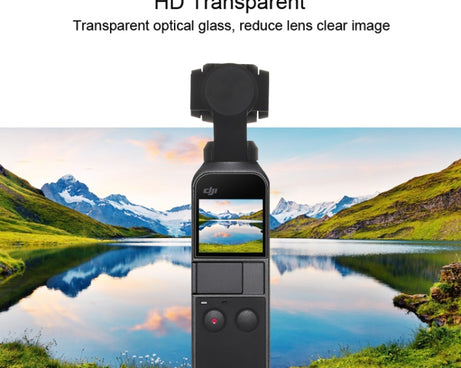 PULUZ 9H 2.5D HD Tempered Glass Lens Protector + Screen Film for DJI OSMO Pocket Gimbal