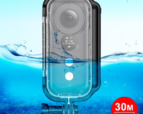 PULUZ 30m Underwater Waterproof Housing Protective Case for Insta360 ONE X, with Buckle Basic Mount & Screw, For Insta360 ONE X