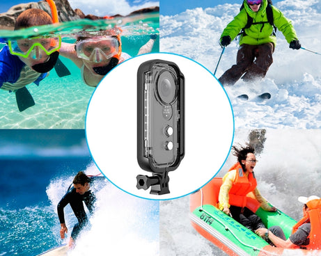 PULUZ 30m Underwater Waterproof Housing Protective Case for Insta360 ONE X, with Buckle Basic Mount & Screw, For Insta360 ONE X