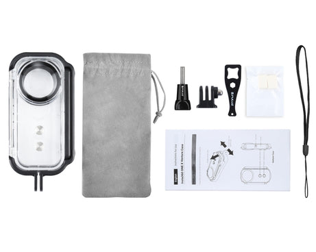 PULUZ 30m Underwater Waterproof Housing Protective Case for Insta360 ONE X, with Buckle Basic Mount & Screw, For Insta360 ONE X