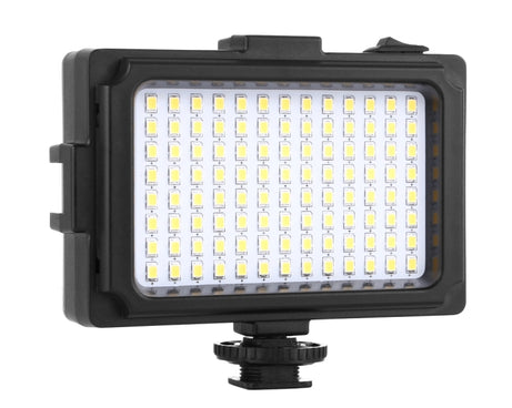 PULUZ Pocket 96 LEDs 860LM Professional Vlogging Photography Video & Photo Studio Light with White and Orange Magnet Filters Light Panel for Canon, Nikon, DSLR Cameras, 104 LED