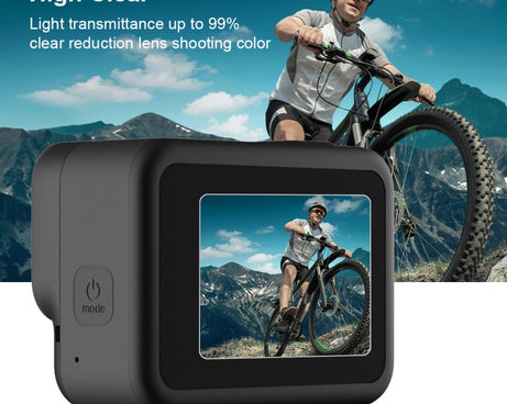 PULUZ for GoPro HERO8 Black Lens + LCD Display 9H 2.5D Tempered Glass Film, For GoPro HERO8 Black