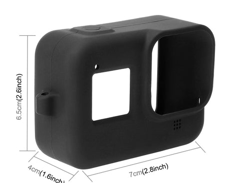 PULUZ Silicone Protective Case Cover with Wrist Strap for GoPro HERO8 Black, For GoPro HERO8 Black