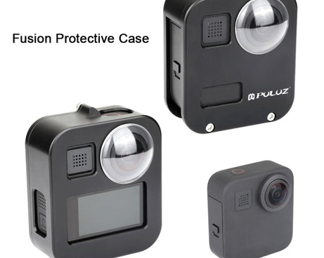 PULUZ Housing Shell CNC Aluminum Alloy Protective Cage for GoPro Max, Aluminum Alloy Cage