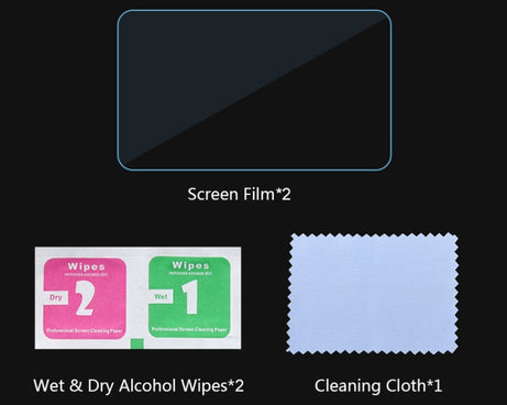 2 PCS PULUZ for GoPro Max LCD Display Screen Protector 9H 2.5D Tempered Glass Film, For GoPro Max