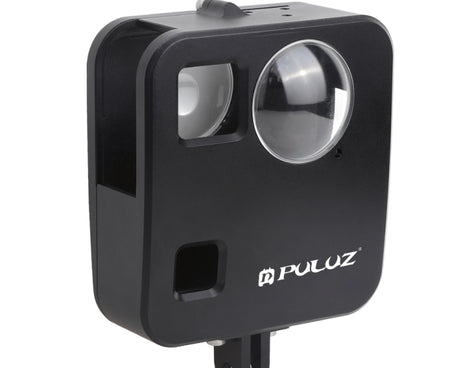 PULUZ for GoPro Fusion Housing Shell CNC Aluminum Alloy Protective Cage with Basic Mount & Lens Caps, For GoPro Fusion