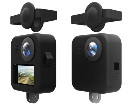 PULUZ for GoPro Max Dual Lens Caps Case + Body Silicone Protective Case, Silicone Case