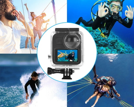 PULUZ 45m Underwater Waterproof Housing Diving Case for GoPro MAX, with Buckle Basic Mount & Screw, Waterproof Case