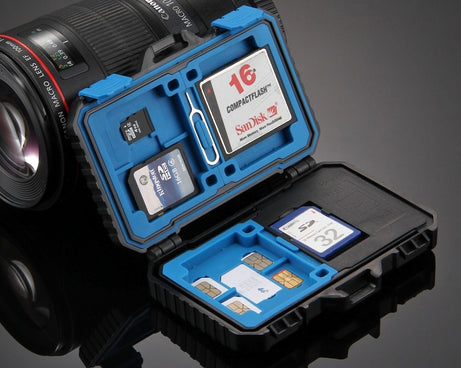 PULUZ Card Reader + 22 in 1 Memory Card Case for 1Standard SIM + 2Micro-SIM + 2Nano-SIM + 3CF + 7SD + 6TF + 1CARD PIN, 22 in 1 + Card Reader(US), 22 in 1 + Card Reader(AE), 22 in 1 + Card Reader