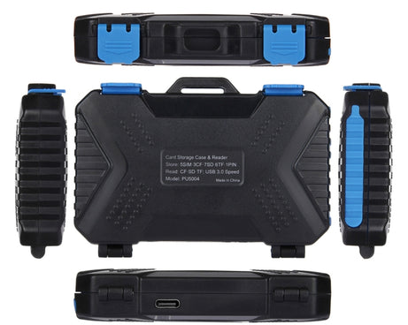 PULUZ Card Reader + 22 in 1 Memory Card Case for 1Standard SIM + 2Micro-SIM + 2Nano-SIM + 3CF + 7SD + 6TF + 1CARD PIN, 22 in 1 + Card Reader(US), 22 in 1 + Card Reader(AE), 22 in 1 + Card Reader