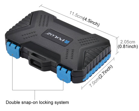 PULUZ Card Reader + 22 in 1 Memory Card Case for 1Standard SIM + 2Micro-SIM + 2Nano-SIM + 3CF + 7SD + 6TF + 1CARD PIN, 22 in 1 + Card Reader(US), 22 in 1 + Card Reader(AE), 22 in 1 + Card Reader