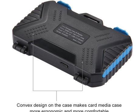 PULUZ Card Reader + 22 in 1 Memory Card Case for 1Standard SIM + 2Micro-SIM + 2Nano-SIM + 3CF + 7SD + 6TF + 1CARD PIN, 22 in 1 + Card Reader(US), 22 in 1 + Card Reader(AE), 22 in 1 + Card Reader
