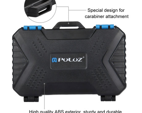 PULUZ Card Reader + 22 in 1 Memory Card Case for 1Standard SIM + 2Micro-SIM + 2Nano-SIM + 3CF + 7SD + 6TF + 1CARD PIN, 22 in 1 + Card Reader(US), 22 in 1 + Card Reader(AE), 22 in 1 + Card Reader