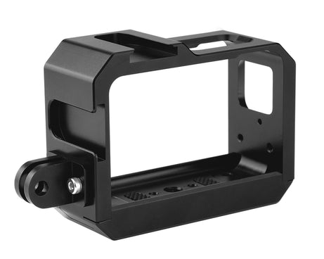 PULUZ Aluminum alloy Frame Mount Protective Case Cage with Cold Shoe Base Slot & Tripod Base Adapter for Insta360 One R, For Insta 360 One R Frame Cage(B), For Insta 360 One R Frame Cage(R)