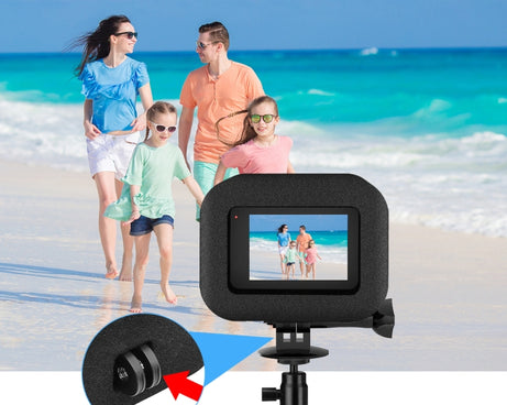 PULUZ for GoPro HERO12 Black /11 Black /10 Black /9 Black Foam Windshield Housing Case, For GoPro HERO9 Black