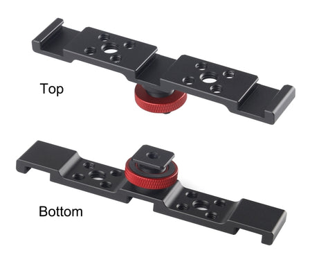 PULUZ Three-head Cold Shoe Bracket Mount, Three-head Mount