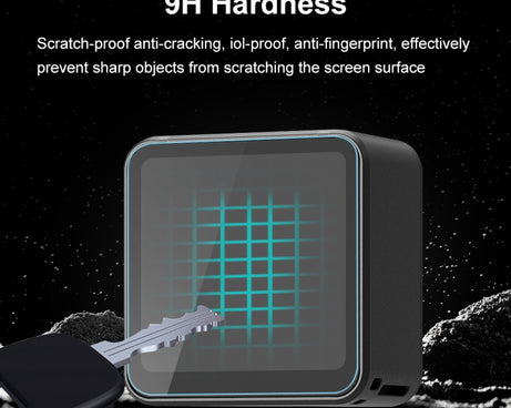 PULUZ 3 in 1 Lens + Front and Back LCD Display 9H 2.5D Tempered Glass Film for DJI Action 2