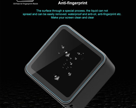 PULUZ 3 in 1 Lens + Front and Back LCD Display 9H 2.5D Tempered Glass Film for DJI Action 2