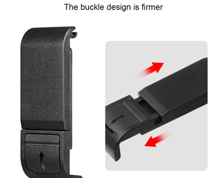 PULUZ POM Plastic Battery Side Interface Cover for GoPro HERO13 Black /12 Black /11 Black /10 Black /9 Black, POM Plastic Side Cover