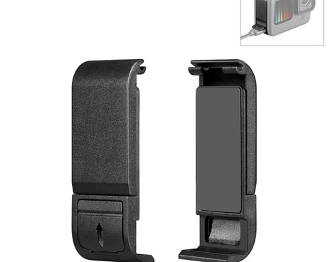 PULUZ POM Plastic Battery Side Interface Cover for GoPro HERO13 Black /12 Black /11 Black /10 Black /9 Black, POM Plastic Side Cover